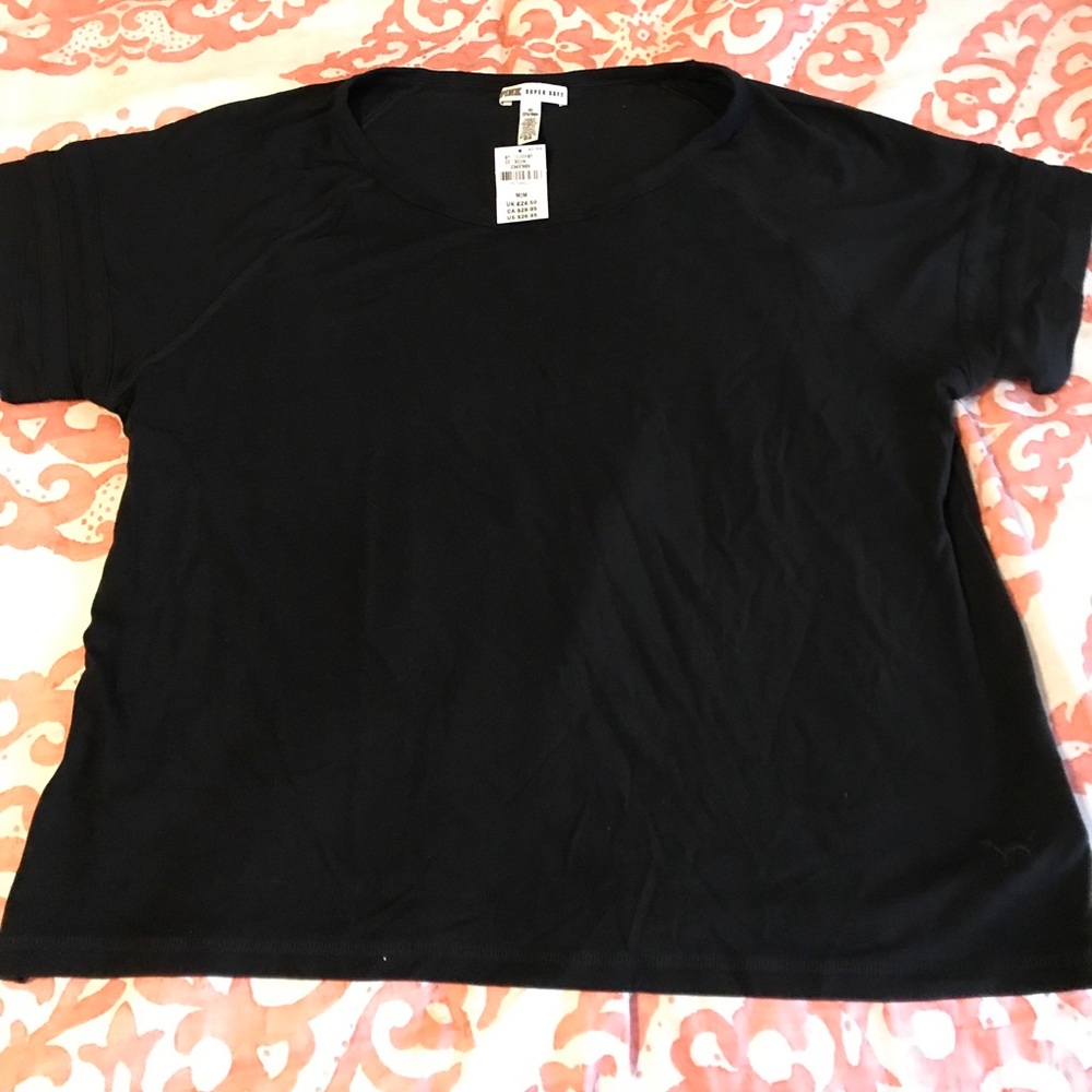Pink Nwt black shirt